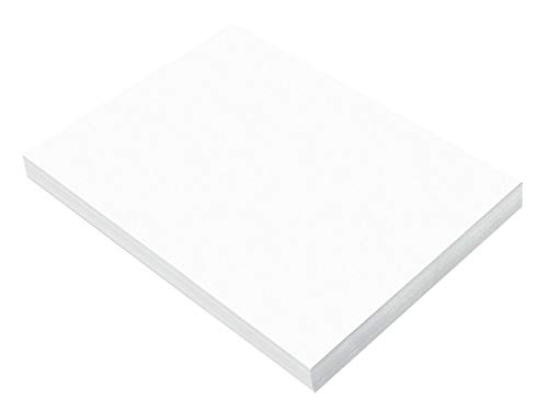 Product Cover SunWorks Heavyweight Construction Paper, 9 x 12 Inches, Bright White, 100 Sheets
