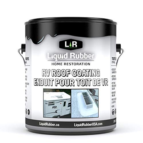 Product Cover Liquid Rubber RV Roof Coating Sealant, White, 1 Gallon