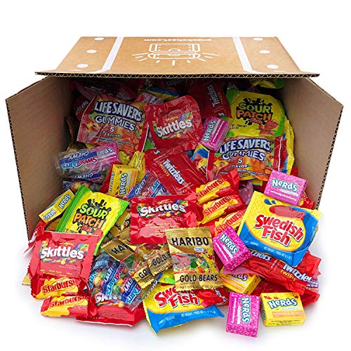 Product Cover Snack Chest Assorted Candy Party Mix Bulk Twizzlers Nerds Swedish Fish Sour Patch Skittles Starburst and Much More of Your Favorite Candy. Over 200 Individually Wrapped Candy (90 oz)