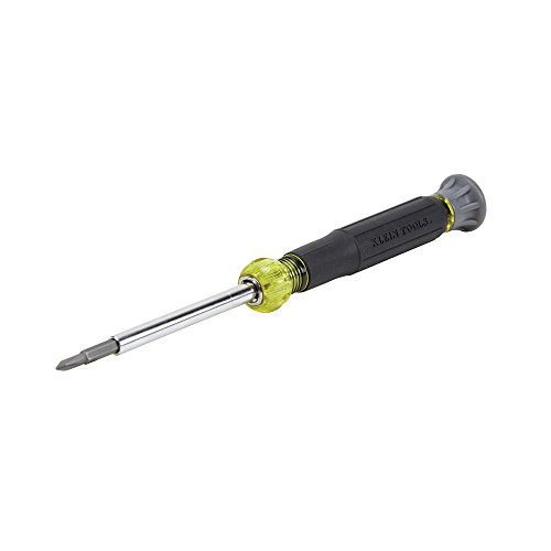Product Cover Screwdriver, 4-in-1 Precision Electronics Screwdriver with Industrial Strength Bits Klein Tools 32581