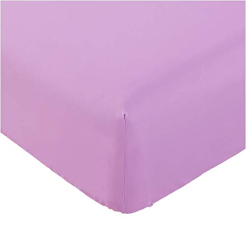 Product Cover Mellanni Fitted Sheet TwinXL Pink - Brushed Microfiber 1800 Bedding - College Dorm Room - Wrinkle, Fade, Stain Resistant - Hypoallergenic - 1 Fitted Sheet Only (Twin XL, Pink)