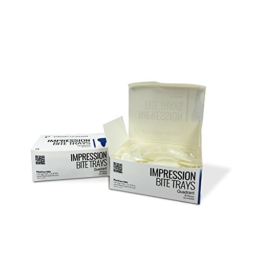 Product Cover Dental Bite Registration Impression Trays Quadrant (35/Box)