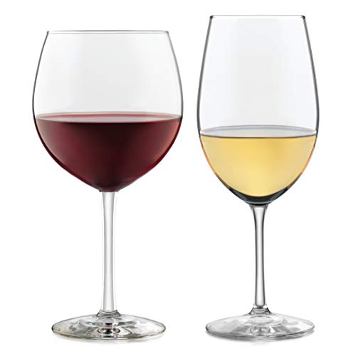 Product Cover Libbey Vineyard Reserve 12-Piece Wine Glass Party Set for Chardonnay and Merlot/Bordeaux