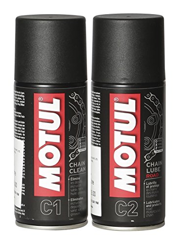 Product Cover Motul Combo of C2 Chain Lube (150 ml) and C1 Chain Clean for All Bikes (150 ml)