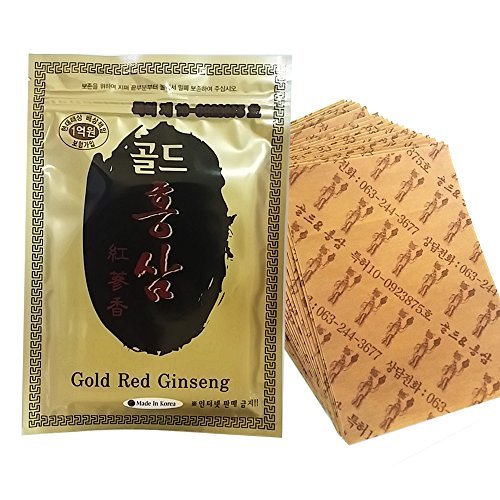 Product Cover Korean Red Ginseng Patch Powerstrip Energy Pain Relief - 100 Patches