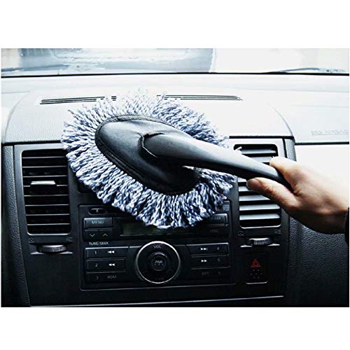 Product Cover Multi-Functional Car Duster Cleaning Dirt Dust Clean Brush Dusting Tool Mop Gray car Cleaning Products