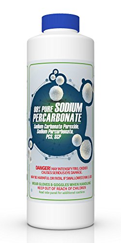 Product Cover 99% PURE Sodium Percarbonate - 2 LB Bottle (solid hydrogen peroxide, Sodium carbonate hydrogen peroxide, sodium carbonate peroxyhydrate, oxygen bleach)