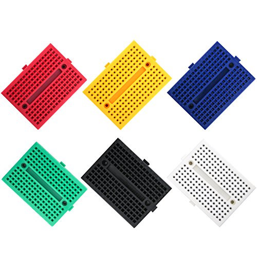 Product Cover ELEGOO 6PCS 170 tie-Points Mini Breadboard kit for Arduino