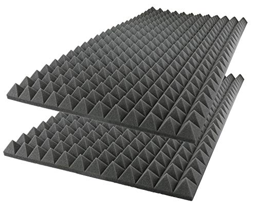 Product Cover Foamily Acoustic Foam Sound Absorption Pyramid Studio Treatment Wall Panel, 48