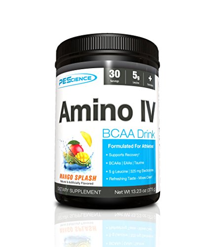 Product Cover PEScience Amino IV, Mango Splash, 60 Scoop, BCAA and EAA Powder with Electrolytes