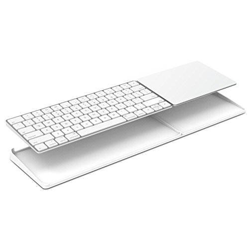 Product Cover Bestand Stand for Magic Trackpad 2(MJ2R2LL/A) and Apple latest Magic Keyboard(MLA22LL/A) Apple Keyboard and Trackpad NOT Included (White)