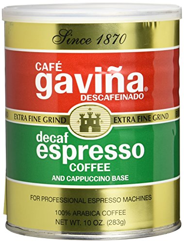 Product Cover Gavina Decaf Espresso Extra Fine Ground Coffee (10 Ounce Can)