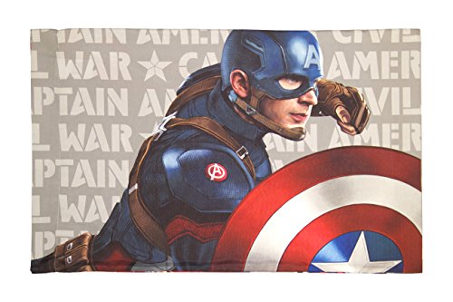 Product Cover Jay Franco Marvel Captain America 'Civil War' Lightning Standard 20