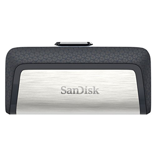 Product Cover SanDisk Ultra Dual USB Drive 3.1, SDDDC2 32GB, Black, USB 3.1/Type C Reversible Connector, Retractable Design, Type-C OTG-Enabled Android Devices, 5Y