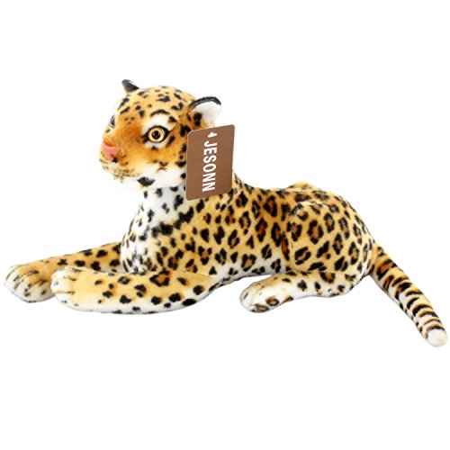 Product Cover JESONN Stuffed Animals Toys Cheetah Spotted Leopard Plush (12 Inches)