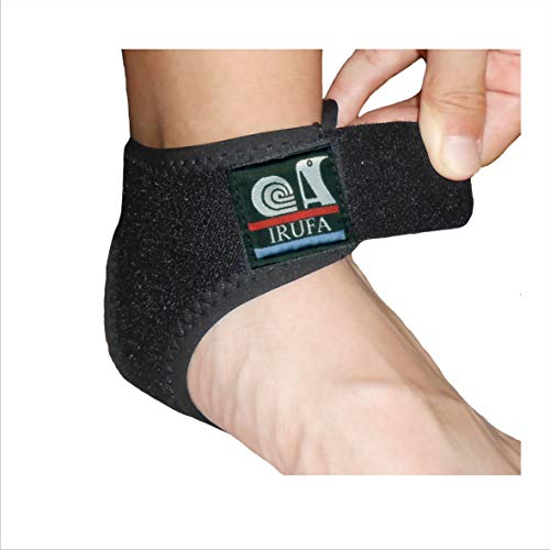 Product Cover IRUFA, AN-OS-11,3D Breathable Elastic Knit Patented Fabric Adjustable Athletics Achillies Tendon Ankle Wrap, Plantar Fasciitis, Pain Relief for Sprains, Strains, Arthritis and Torn Tendons (S/M)