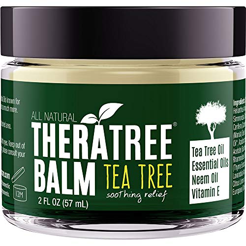 Product Cover Tea Tree Oil Balm with Neem Oil - Helps Fight Skin Irritation and Helps Soothe Dry, Itchy Skin - by Oleavine TheraTree