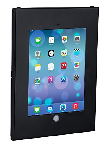 Product Cover Mount-It! Tablet Wall Mount Enclosure with Anti-Theft Function Apple iPad Holder, Locking for Public Desk Displays Case Holder iPad 2, 3, 4, and Air or 9.7 Inches Screen Tablet Sizes
