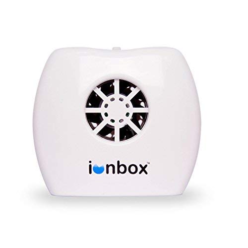 Product Cover IonPacific ionbox, Negative Ion Generator with Highest Output - Up to 20 Million Negative Ions/Sec, Filterless Mobile Ionizer & Travel Air Purifier USB, Eliminates: Pollutants, Allergens, Mold, Germs