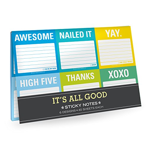 Product Cover Knock Knock It's All Good Sticky Note Packet (12709)