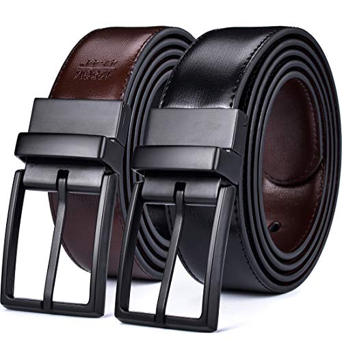 Product Cover Beltox Fine Men's Dress Belt Leather Reversible 1.25