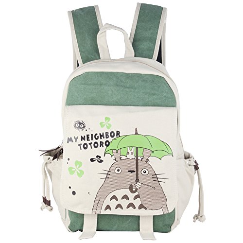 Product Cover Innturt Anime Totoro Canvas Backpack Bag Rucksack School Bag