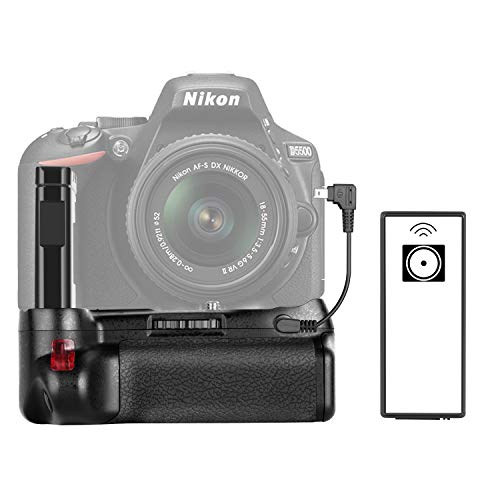 Product Cover Neewer Professional Vertical Battery Grip Work with EN-EL14A Rechargeable Battery for Nikon D5600 and D5500 DSLR Camera (Battery Not Included)