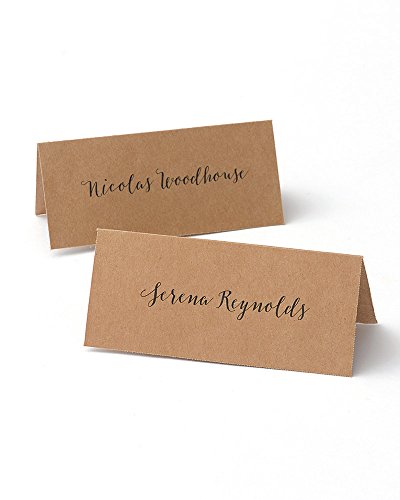 Product Cover Kraft Printable Place Cards