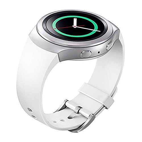 Product Cover Lakvom Silicone Sport Style Watch Band for Samsung Gear S2 - White