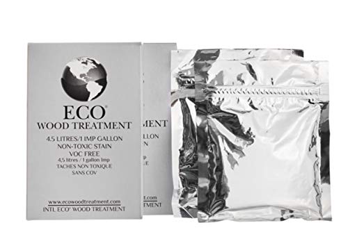Product Cover Eco Wood Treatment 1 US Gallon, Long Lasting, Silvery Patina, Semi-Transparent (2 Pack)