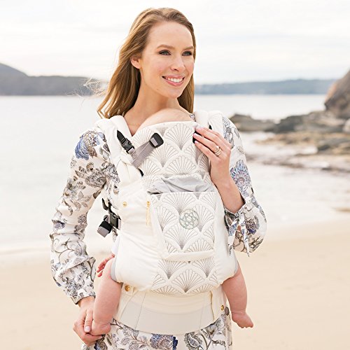 Product Cover LÍLLÉbaby Complete Embossed Luxe SIX-Position 360° Ergonomic Baby & Child Carrier, White/Brilliance