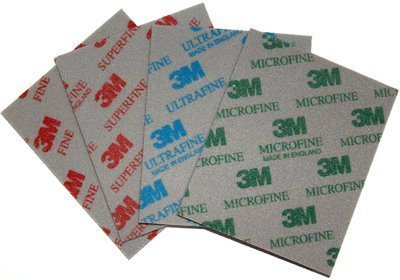 Product Cover 3M Sanding Sponges - 4 pack (Fine, Superfine, Ultrafine, Microfine)