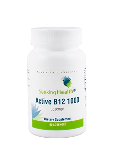 Product Cover Active B12 1000 | 1000 mcg of B12 as Adenosylcobalamin and Methylcobalamin | Supports Healthy Metabolism, Methylation, Cognitive Health | 60 Lozenges | Seeking Health