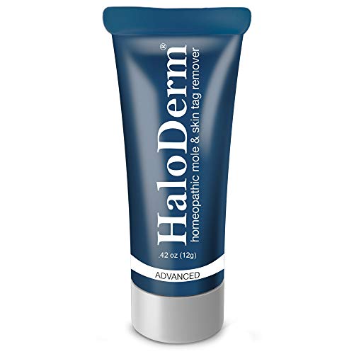 Product Cover HaloDerm Advanced Skin Tag Remover & Mole Remover - All Natural Skin Tag Cream - Remove up to 10 Skin Tags (FAST Results In As Little As 3-5 Days) - Industry Leading Safe & Effective Formula