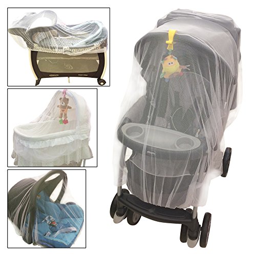 Product Cover Croc n frog Mosquito Net for Baby Stroller, Crib, Pack and Play, Bassinet, Playpen | Mosquiteros para Cunas De Bebes | Large, Elastic, and Breathable