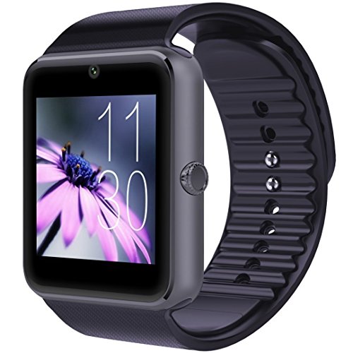 Product Cover CNPGD [U.S. Warranty] All-in-1 Smartwatch and Watch Cell Phone Black for iPhone, Android, Samsung, Galaxy Note, Nexus, HTC, Sony
