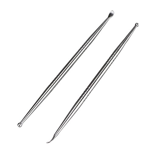 Product Cover Airgoesin 2pcs Tonsil Stone Removal Pick Tonsillolith Premium Tool Stainless Steel Oral Cleaner