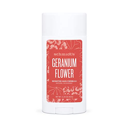 Product Cover Schmidt's Sensitive Skin Deodorant, Geranium Flower, 3.25 oz (packaging may vary)