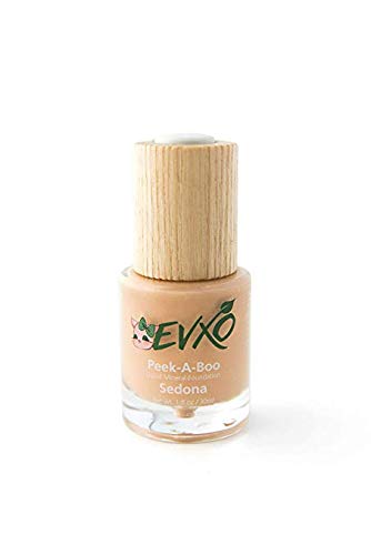 Product Cover EVXO Organic Liquid Mineral Foundation - Vegan, All Natural, Gluten Free, Aloe Based, Buildable Coverage, Cruelty Free Foundation Makeup - 1 Fl Oz (Sedona/Tan with Warm undertones)