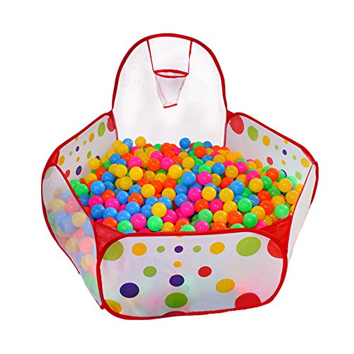 Product Cover KUUQA Ball Pit Play Tent with Basketball Hoop for Kids Toddlers Outdoor Indoor Play 4 Ft/120CM (Balls Not Included)