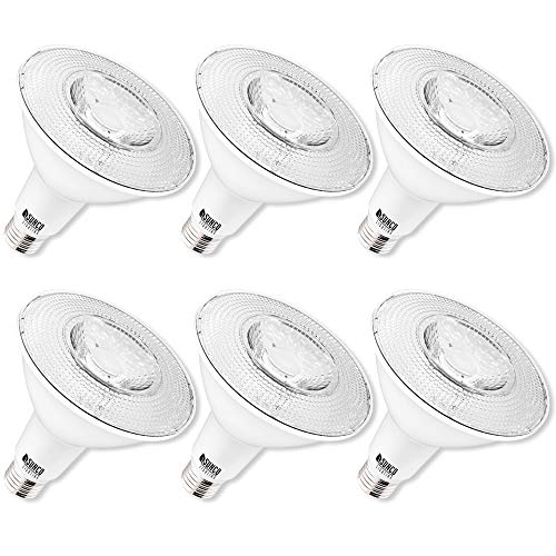 Product Cover Sunco Lighting 6 Pack PAR38 LED Bulb 13W=100W, 5000K Daylight, 1050 LM, Dimmable Flood Light, Indoor/Outdoor, Accent, Highlight - UL & Energy Star Listed