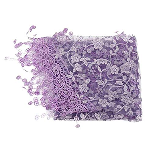 Product Cover Luxury Newborn Boy Girl Baby Photography Props Wrap Lace Yarn Cloth Blanket (Purple)