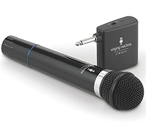 Product Cover Microphone Wireless Singing Machine SMM-107 Uni-Directional Dynamic - Black (Renewed)