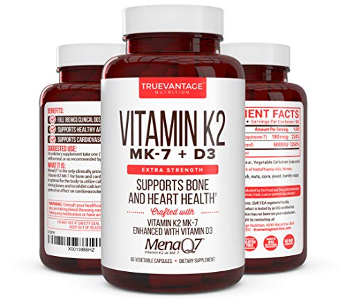 Product Cover Evolved Organics Extra Strength Vitamin K2 Mk7 Plus D3, 60 Vegan Caps