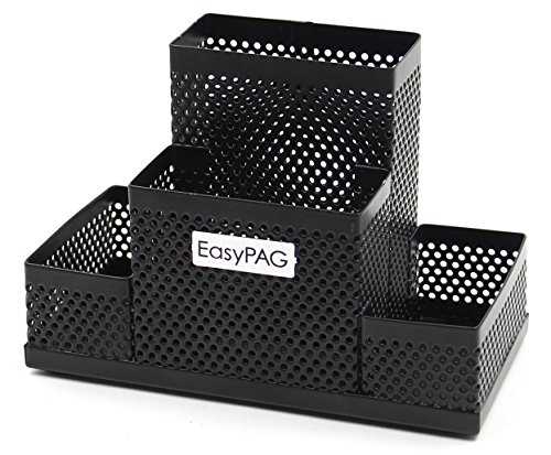 Product Cover EasyPAG Mesh Desk Accessories Organizer Office Supplies Pen Holder, Black