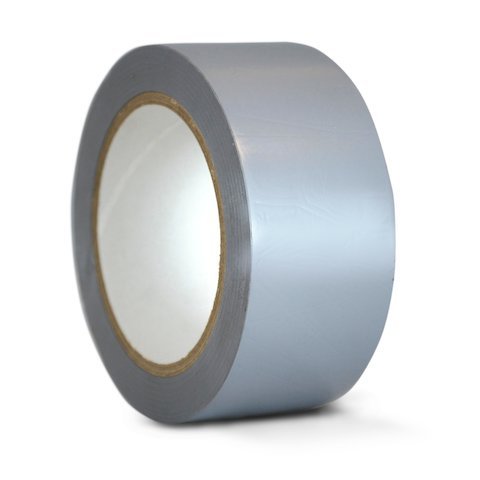 Product Cover GGR Supplies T.R.U. CVT-536 Gray Vinyl Pinstriping Dance Floor Tape: 2 in. wide x 36 yds. Several Colors