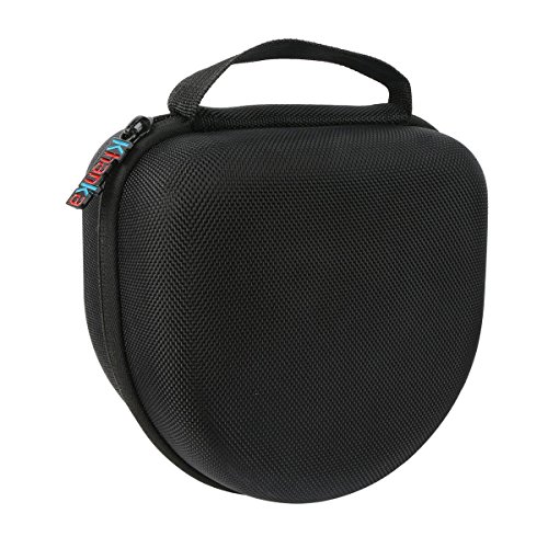Product Cover Khanka Hard Case Travel Storage Bag for Sony MDRV6 Studio Monitor Headphones / MDR7506 Professional Large Diaphragm Headphone -Black