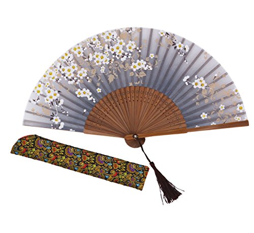 Product Cover Amajiji Charming Elegant Modern Woman Handmade Bamboo Silk 8.27