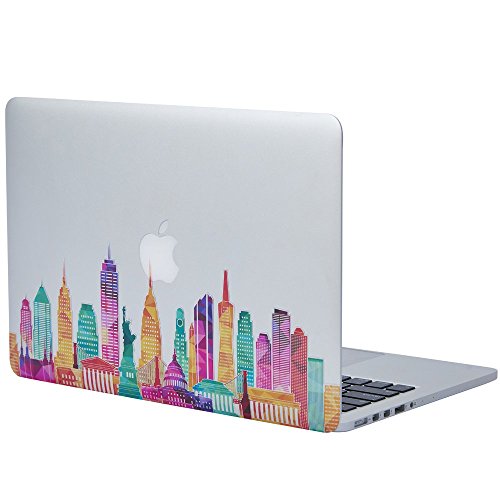 Product Cover NDAD Famous Buildings in the United States Removable Vinyl Decal Sticker Skin for Macbook Pro Air Mac 13