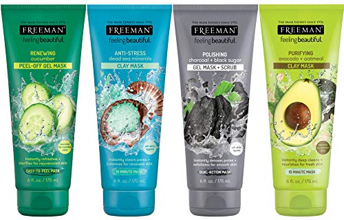 Product Cover Freeman Facial Mask Variety Set, 6 Oz (Pack of 4)